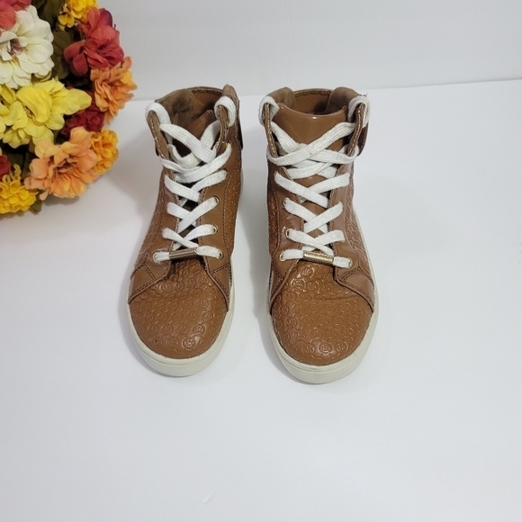 MICHAEL KORS GIRLS  SNEAKERS SHOES SZ. 1 - Picture 6 of 11